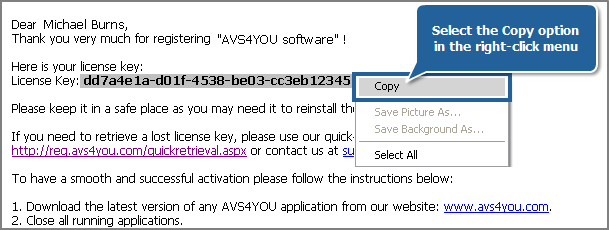 avs video editor license key 7.1